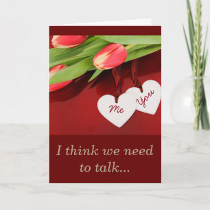 Cartão CUSTOM Heartbreak and Forgiveness Greeting Card