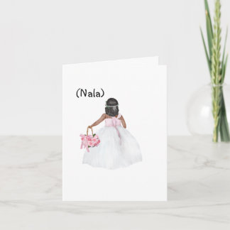 Cartão Custom Will You Be My Flower Girl? Card