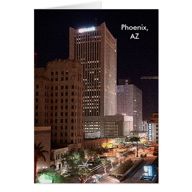 Cartão CustomiPhoenix, AZ no produto Nightze (Frente)