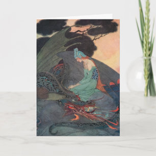 Cartão customizable faerie notecard, Elenore Abbott art