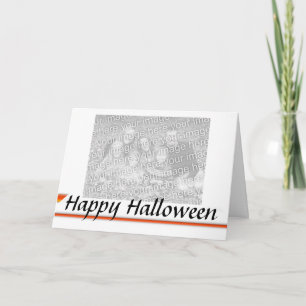 Cartão Customizable Halloween Photo