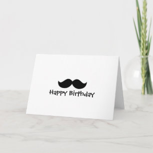 Cartão Customizable Mustache Card
