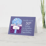 Cartão customizável do aniversário de 30 anos<br><div class="desc">VEJA O CARTÃO de aniversário de 30 anos O MAIS NOVO de S de ZIGGLETS@ZAZZLE ' ACIMA. PARA VÊ-LOS TODOS,  CLIQUE SOBRE A RELAÇÃO DA LOJA DE ZIGGLETS. </div>