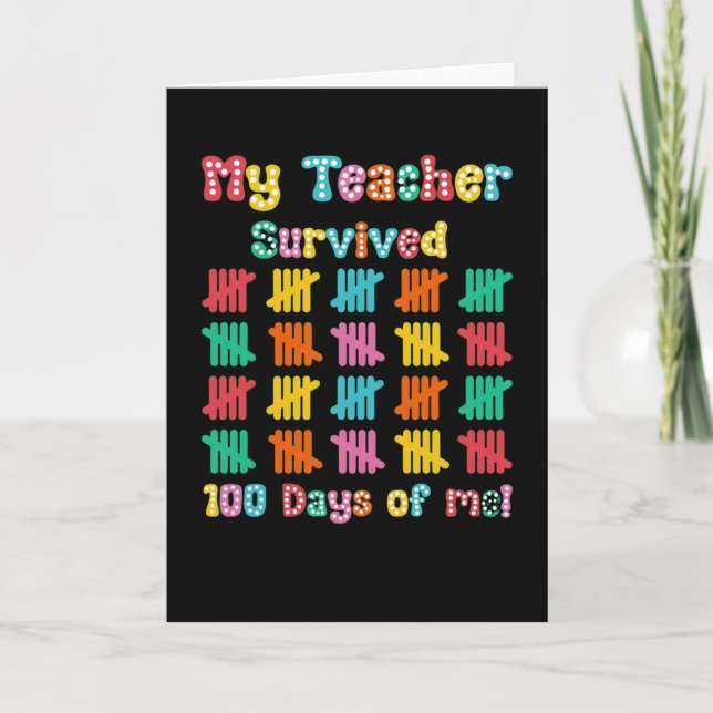 Cartão Cute 100 Days Making A Difference Puzzle Inclusion (Frente)