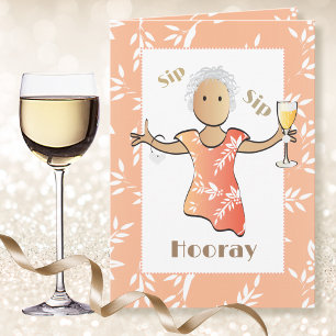 Cartão Cute 80th Birthday Card for Woman