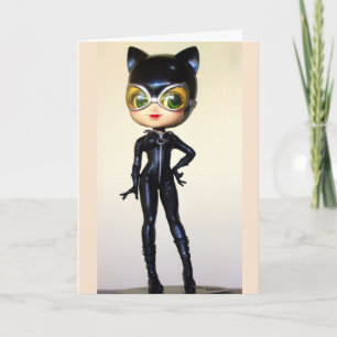 CARTÃO CUTE CAT LADY BIRTHDAY CARDS FOR HER