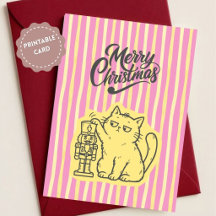 Cute Christmas Cats | Festive Holiday Greeting Car