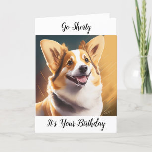 Cartão Cute Corgi Pun Birthday