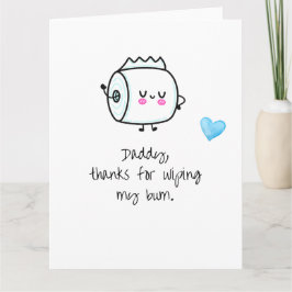 Cartão Cute father's day card from Baby1