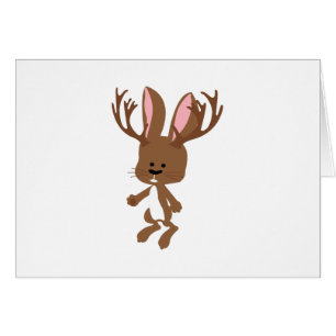 Cartão Cute Jackalope