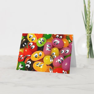 Cartão Cute Jelly Bean