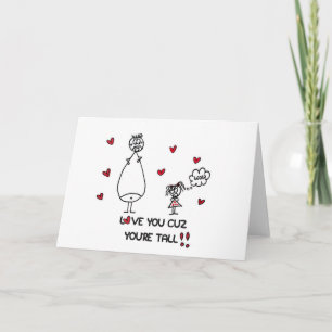 Cartão Cute Love Greeting Card for Boyfriend
