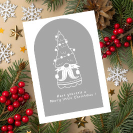 Cartão Cute Merry Christmas Greeting Card