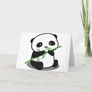 Cartão Cute Panda