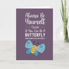 Cartão Cute Pink Butterfly Lover Cards Butterflies Nature