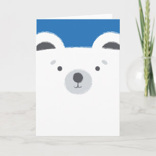 Cartão Cute Polar Bear Card
