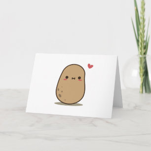 Cartão Cute Potato