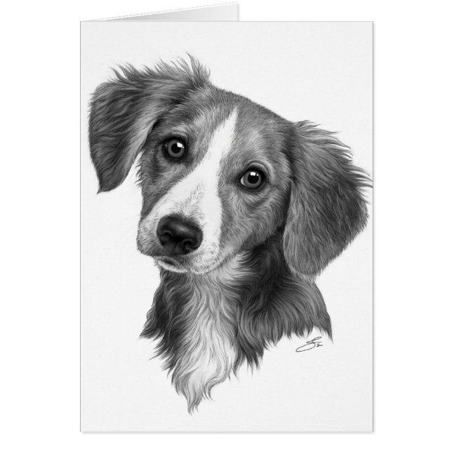 Cartão Cute Puppy! (Frente)