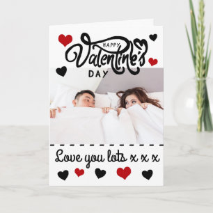 Cartão Cute Script Moderno Personalizado Foto Dia dos Nam