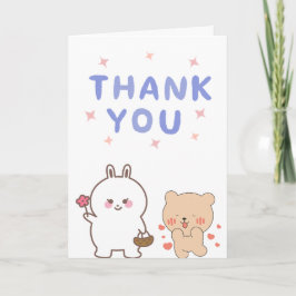 Cartão Cute thank you Card