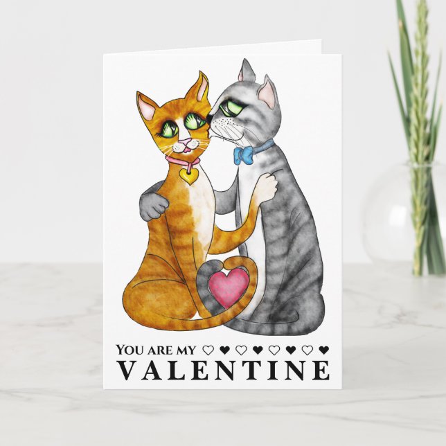 Cartão Cute Valentine’s Day Cards (Frente)