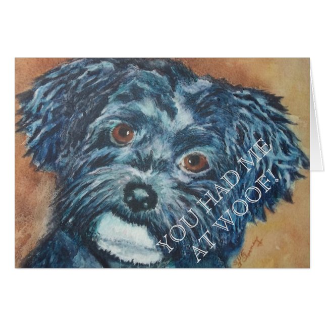 CARTÃO CUTIE BLACK HAVANESE (Frente Horizontal)