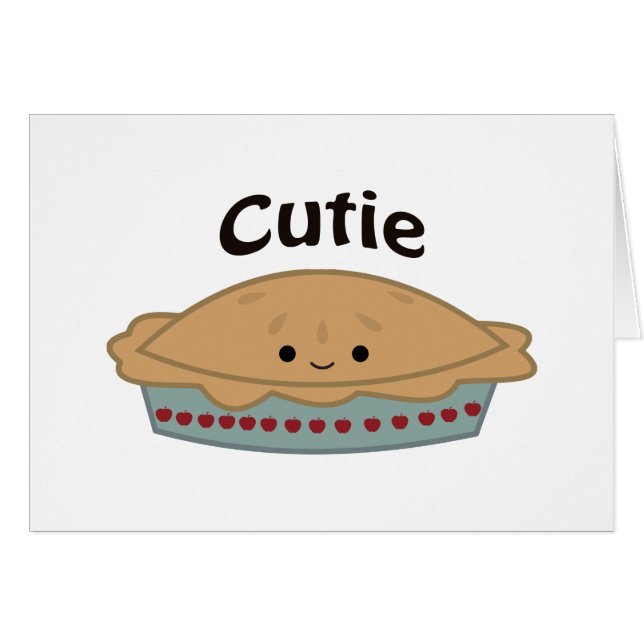 Cartão Cutie Pie (Frente horizontal)