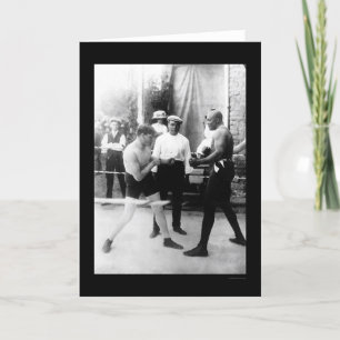 Cartão Cutler vs. Johnson Boxing Match 1914