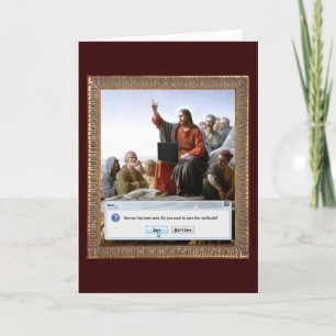 Cartão Cyber Sermon