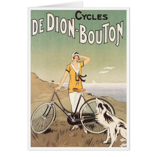Cartão Cycle De Dion Bouton (Frente)