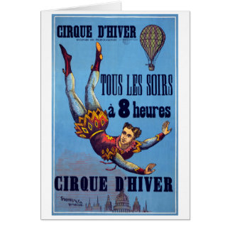 Cartão dʹHiver de Cirque, c.1880