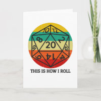 D20 É assim que eu rolo dados retrorreflectores