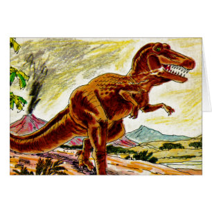 Cartão D é para Dinossauro