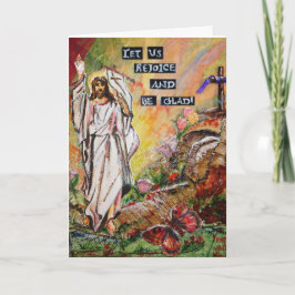 Cartão da alegria da páscoa