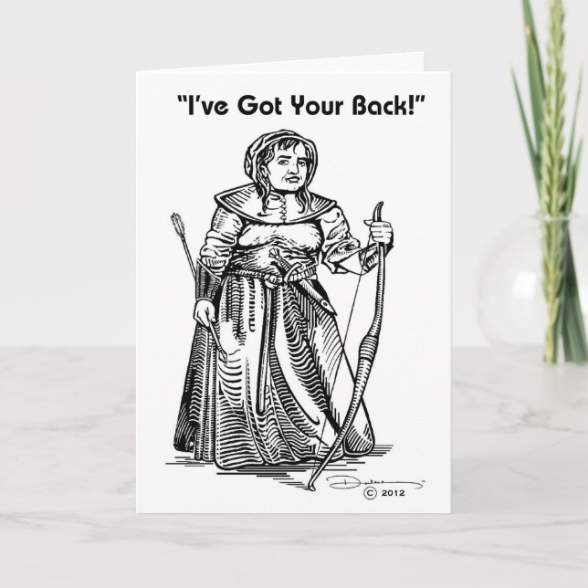 Cartão da amizade da mulher (Frente)