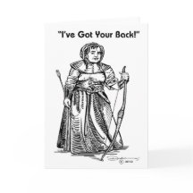 Cartão da amizade da mulher