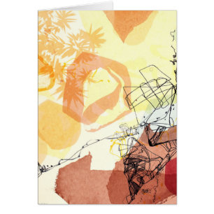 Cartão da arte abstracta da cifra