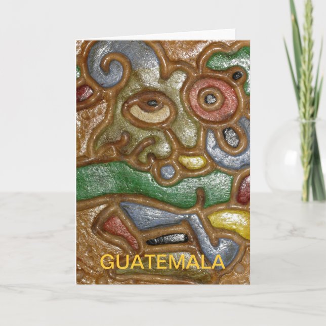 Cartão da arte de Guatemala (Frente)