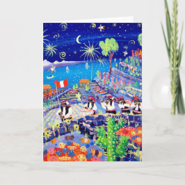 Cartão da arte: Gaiteiros de Pachamama, Peru. Isla