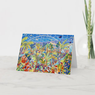 Cartão da arte: Jardim do Éden. O projeto de Ede