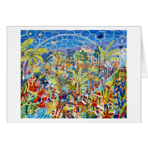 Cartão da arte: Jardim do Éden. O projeto de Ede