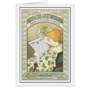 Cartão da arte: Mucha: Arte de propaganda do