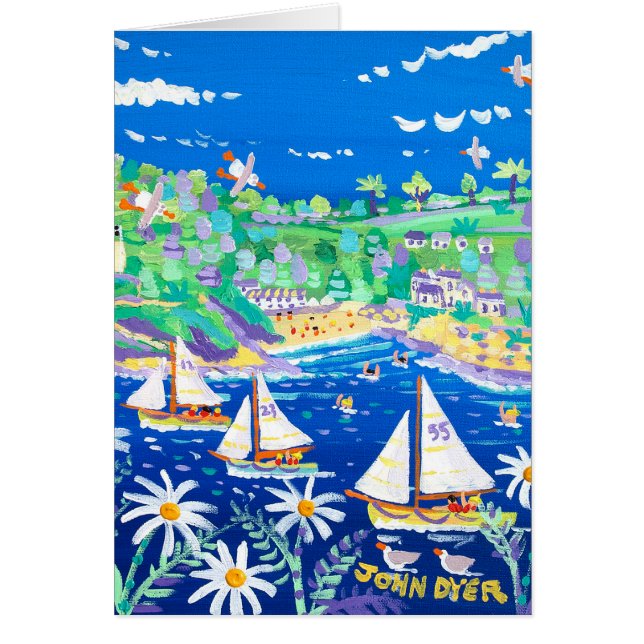 Cartão da arte que compete abaixo do rio Fowey (Frente)