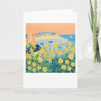Cartão da arte: Uma explosão dos Daffodils, St