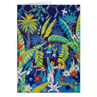 Cartão da arte: Vale da selva, o projeto de Eden