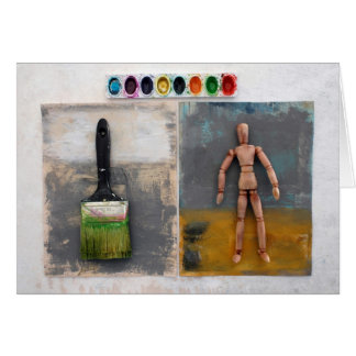 Cartão Da arte vida ainda