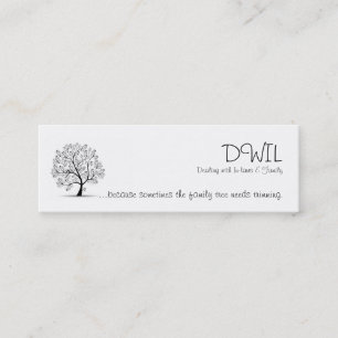 Cartão da árvore genealógica DWIL - pequeno