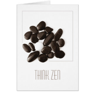 Cartão da atitude do zen