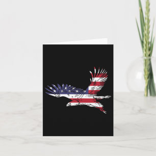 Cartão Da Bald Eagle Us Flag Pocket America Men Wome