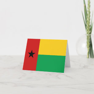 Cartão da Bandeira da Guiné-Bissau